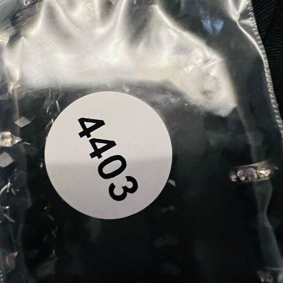 Glamorous Necklace Glass Black Faceted Graduated Beads Rhinestone Gold Tone 4403 - Picture 13 of 13